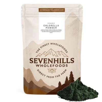Afbeelding van Sevenhills Wholefoods Bio Chlorellapoeder, gebroken celwand, 200g