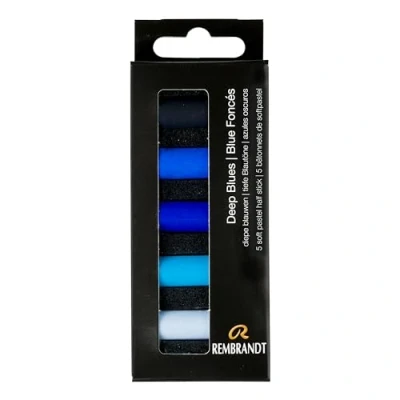 Afbeelding van Rembrandt softpastel half 5 Diepe blauwen
