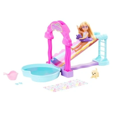 Afbeelding van Mattel Chelsea Waterglijbaan Speelset