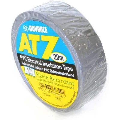 Afbeelding van Advance AT7 PVC tape 19mm 20m grijs
