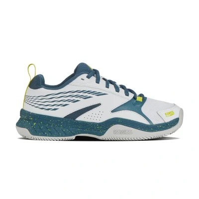 Afbeelding van SpeedEx Padel 09084 Padelschoenen Heren White Indian Teal Evening Primrose100 8,5 Wit