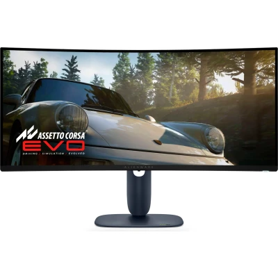 Afbeelding van Alienware 34 Gaming Monitor AW3425DW, WQHD (3440x1440), 21:9 1800R Gebogen, 240Hz, QD OLED, 0.03ms, NVIDIA G SYNC Compatible, AMD FreeSync Premium Pro, HDR True Black 400, USB C, 3 Jaar Garantie
