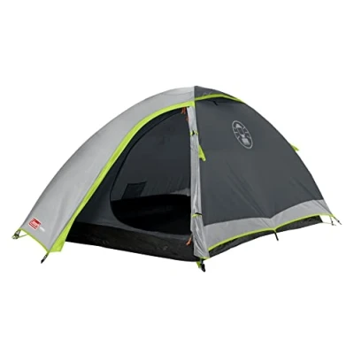 Afbeelding van Coleman Darwin 3 persoons koepeltent, compacte lichte camping en wandeltent, 100% waterdicht, ingenaaid grondzeil, iglo trekkingtent, snelle opbouw