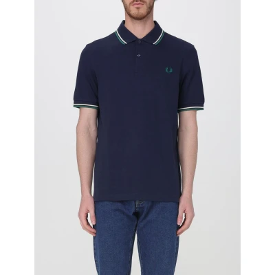 Afbeelding van Fred Perry Poloshirt, Heren, Maat: Small, Bleu