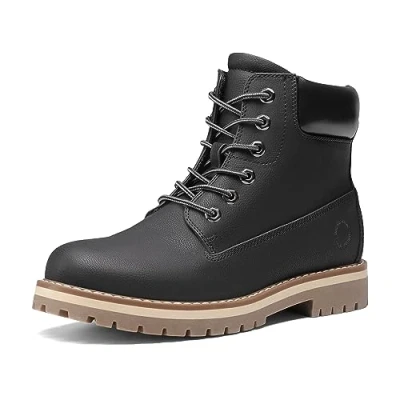 Afbeelding van Bruno Marc Heren Klassieke Winter Herfst Laarzen Outdoor Werklaarzen 2.0, Zwart/Mesh Voering, 43 EU