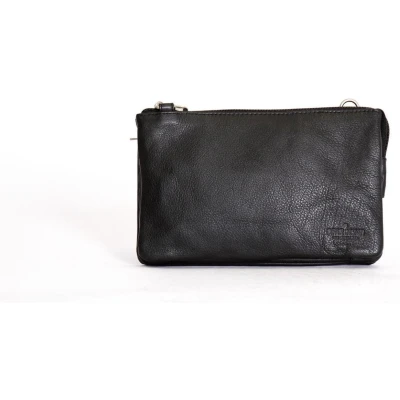 Afbeelding van Bear Design Uma Leren Schoudertas / Crossbodytas Zwart