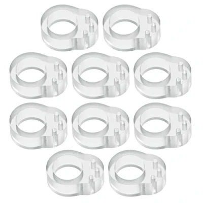 Afbeelding van Mitavo deurklink bumpers set van 10, bescherming voor raam en deurklinken, transparante deurstoppers, muurbescherming