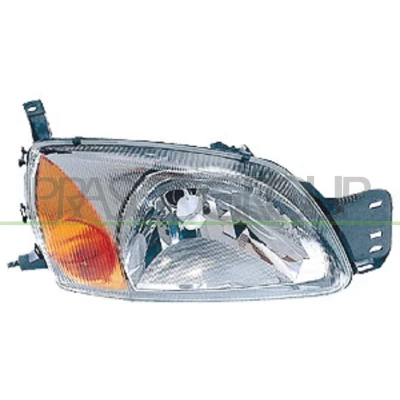 Afbeelding van PRASCO FD0524803 Koplampen rechts H4 Geel Met knipperlamp voor rechtsrijdend verkeer elektromotor, lamphouder regelmotor LWR