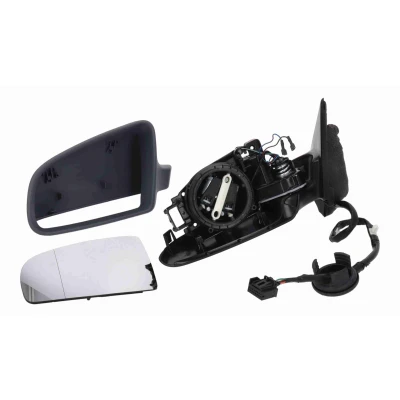 Afbeelding van Buitenspiegel Vemo V10 69 0164 Links Met grondlaag Electrisch Te verwarmen, Bol vormig, Elektrisch inklapbaar AUDI: A3 Sportback, Hatchback