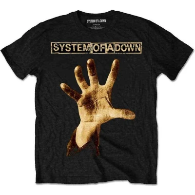 Afbeelding van System Of A Down Hand Heren T shirt XL Zwart