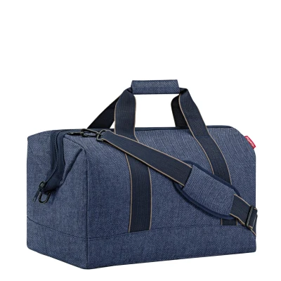 Afbeelding van Reisenthel Allrounder Weekendtas, Dames, Maat: One Size, Herringbone dark blue