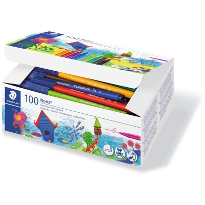 Afbeelding van STAEDTLER Noris viltstift class pack 100 st