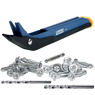 Afbeelding van Rapid XP 10 Montagetang Voor hollewandpluggen Set inclusief 20 pluggen, schroefbit en boor In doos 5001535