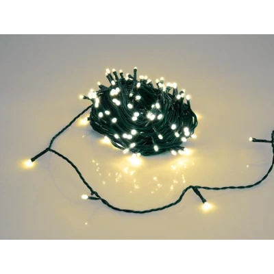 Afbeelding van Novalight LED 24m 160 Warm Witte Lampen Groene Draad