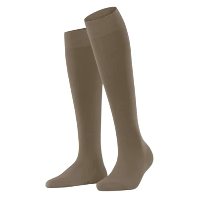 Afbeelding van FALKE Dames Kniekousen Softmerino W Kh wol katoen lang eenkleurig 1 paar, Bruin Shitake 5182, 41 42