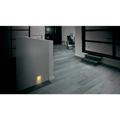 Afbeelding van m e modern electronics Nachtlamp Vierkant LED Barnsteen Wit