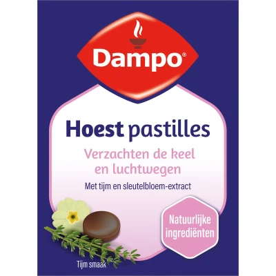 Afbeelding van Dampo Hoestpastilles Thijm/sleutelbloem, 24pa stuks