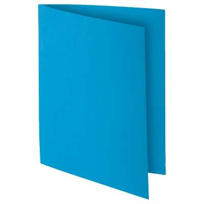 Afbeelding van Exacompta ref. 217119E Set van 10 felgekleurde dossiermappen ROCK&#039;&#039;S 210 g/m2 in PEFC™ gecertificeerde mappen Afmetingen: 24 x 32 cm Formaat A4 kleur Blauw