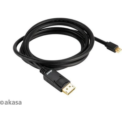 Afbeelding van Akasa AK CBDP22 20BK DisplayPort kabel 2 m Mini