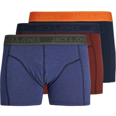 Afbeelding van JACK&amp;JONES ADDITIONALS JACCHRISTOPHER TRUNKS 3 PACK Heren Onderbroek Maat L