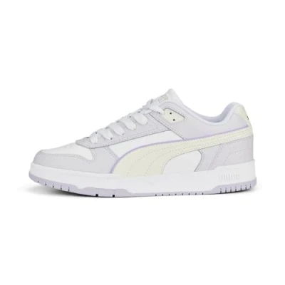 Afbeelding van Puma Rbd Game Laag uniseks volwassene Sneaker Top, Witte Damp Grijs Lente Lavendel Goud, 43 EU