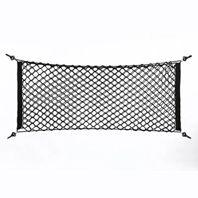 Afbeelding van DEWIN Cargo Net,Cargo Net Nylon Plastic Auto Bagagenet Opbergtas Vrachtwagen Achter Netto Bagage Organizer Haak Pouch (100x40cm)