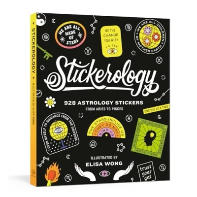 Afbeelding van Stickerology: 928 Astrology Stickers from Aries to Pisces: for Journals, Water Bottles, Laptops, Planners, and More
