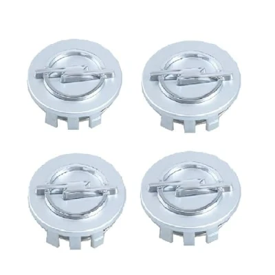 Afbeelding van 4 Stuks Naafkappen Voor Opel Corsa 2006 2014, Velgdoppen Naafdoppen Doppen Wielnaafdoppen Naafdop Wieldoppen Banden Velgen Auto onderdelen Sticker,Silver