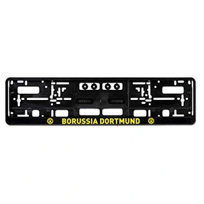 Afbeelding van Borussia Dortmund, Nummerplaatversterker, zwart geel