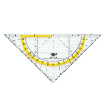 Afbeelding van Wedo Geodriehoek Standaard 160 mm transparant