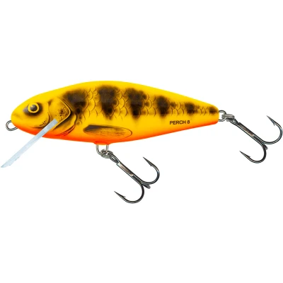 Afbeelding van Salmo Perch Floating Yellow Red Tiger 8cm (12g) Plug