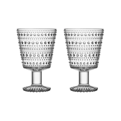 Afbeelding van Iittala Glazen Kastehelmi Helder 260 ml 2 Stuks
