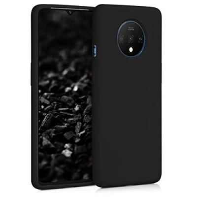Afbeelding van kwmobile telefoonhoesje compatibel met OnePlus 7T hoesje Zachte case voor smartphone Back cover in zwart
