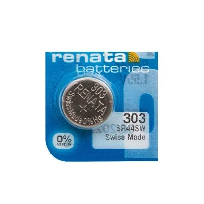 Afbeelding van Renata, 303 lithium knoopcel, gemaakt in Zwitserland, 1 stuk, SR44SW
