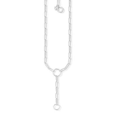 Afbeelding van Thomas Sabo X0276 001 21 L50 Damesketting in Y vorm, 925 Sterling zilver, 50 EU, Geen edelsteen