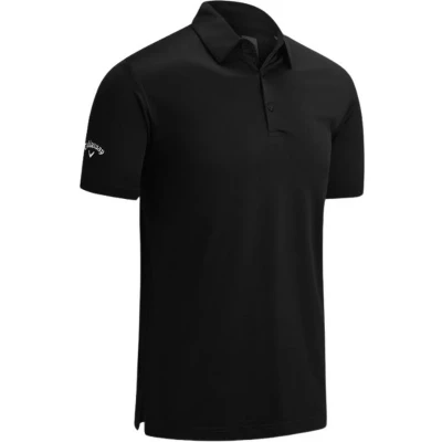 Afbeelding van Callaway Swingtech Solid Poloshirt, Heren, Maat: XXL, Caviar