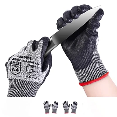 Afbeelding van Donfri Snijbestendige handschoenen, werkhandschoenen voor heren, winterhandschoenen, tuinhandschoenen, doornenbestendig, 2 paar, L