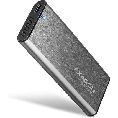 Afbeelding van AXAGON EEM2 SG2 M.2 harde schijf behuizing 2242, 2260, 2280 USB C 3.2 (Gen 2)