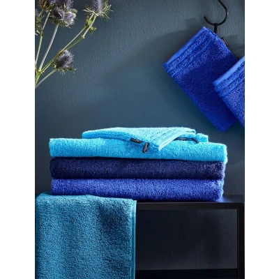 Afbeelding van Douchelaken Vossen Calypso Feeling Marine Blau (67 x 140 cm) (Set van 2)