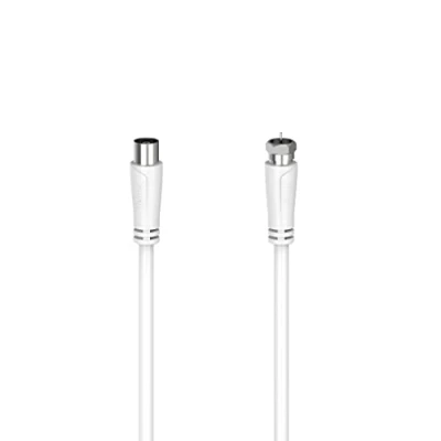 Afbeelding van Hama Sat Aansluitkabel F Connector Coax Koppeling 1,5 M 90 Db