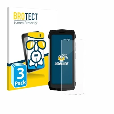 Afbeelding van BROTECT Glas Screen Protector voor Doogee S Mini (3 Stuks) Schermbeschermer [9H Hardheid, Beschermglas Folie niet Gehard Glas]
