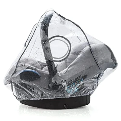 Afbeelding van Zamboo Regenhoes Autostoel Universeel met Optimale Luchtcirculatie, Sluitbaar Venster, Handvat Opening, PVC vrij Grijs