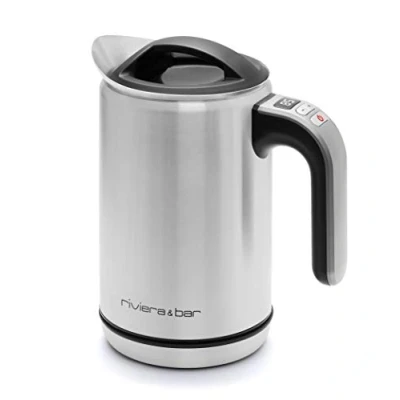 Afbeelding van Riviera et Bar BBT380 Elva dubbelwandige waterkoker met instelbare temperatuur, zilver
