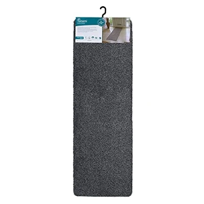 Afbeelding van JVL 01 885CH Tanami tweekleurige Fleck Barrier Runner deurmat, houtskool, 50 x 150 cm