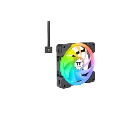 Afbeelding van Thermaltake SWAFAN EX12 ARGB Computer behuizing Luchtkoeler 14 cm Zwart 3 stuk(s)