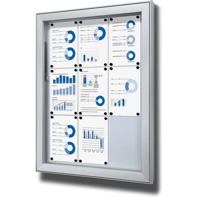 Afbeelding van Vergrendelbaar Notitiebord Outdoor Extra Deep 9x A4
