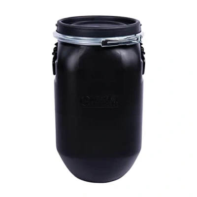 Afbeelding van DUST COMMANDER PE30 Vat / jerrycan 30 liter zwart volledige opening
