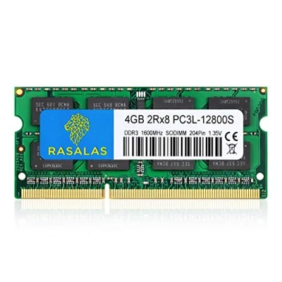 Afbeelding van Rasalas 4 GB PC3L 12800S DDR3 1600 MHz SODIMM RAM 2rx8 DDR3l PC3 12800 werkgeheugen 204 pins 1,35 V CL11 voor Notebook Mac Laptop Upgrade