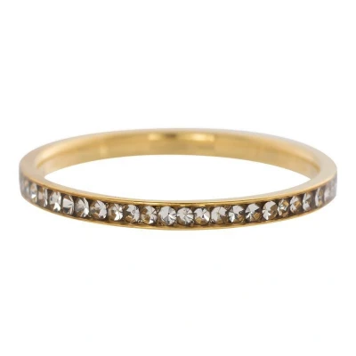 Afbeelding van Zirconia crystal iXXXi Vulring 2 mm Gold / 18