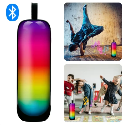 Afbeelding van Cheqo Bluetooth Speaker RGB Draagbare Krachtige 10W Party Draadloze Verlichting Ideaal voor Feestjes